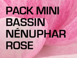 Pack Mini Bassin - Nénuphar rose